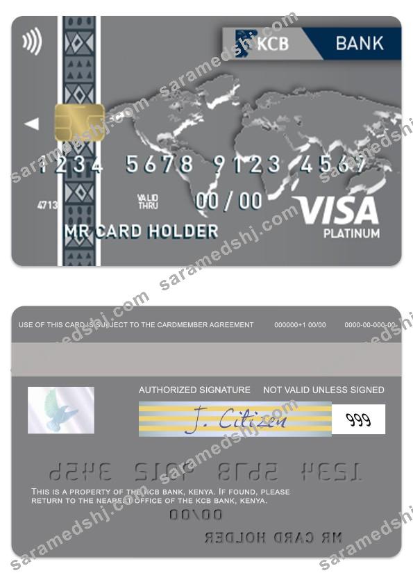 Kenya KCB Bank visa platinum card